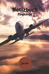 Notizbuch Flugzeuge