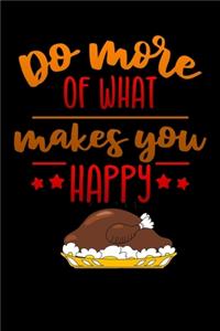 Do more of what makes you happy