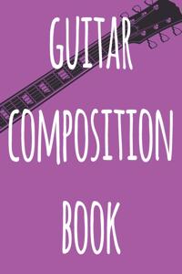 Guitar Composition Book