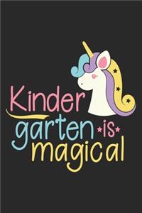 Kindergarten Is Magical: unicorn journal, unicorn notebook, unicorn journal amazon, unicorn journal with lock, unicorn journal for girls, unicorn journal book, unicorn journ