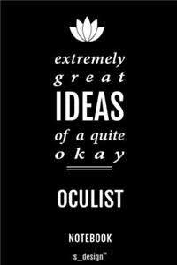 Notebook for Oculists / Oculist