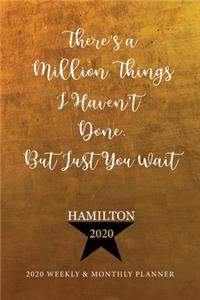 Hamilton Calendar 2020