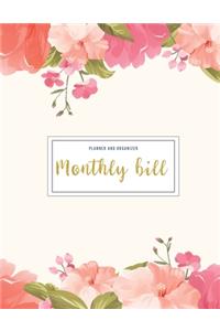 Monthly Bill Planner and Organizer