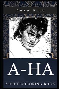 A-ha Adult Coloring Book