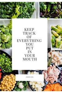 Keep Track of Everything You Put in Your Mouth
