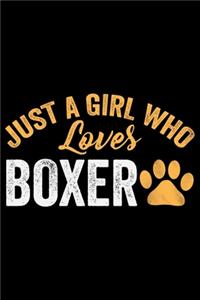 Just A Girl Who Loves Boxer