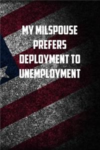 My milspouse prefers deployment to unemployment