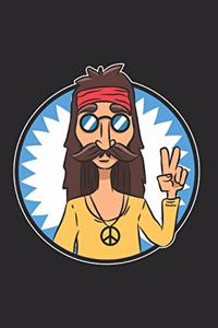 Hippie Man Notebook