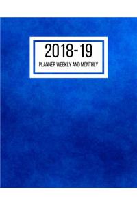 2018-19 Planner Weekly and Monthly