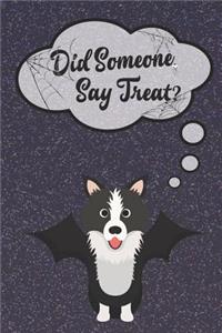 Border Collie Lined Notebook