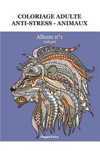 Coloriage adulte anti-stress Animaux