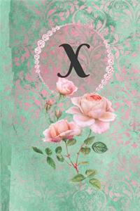 Personalized Monogrammed Letter X Journal