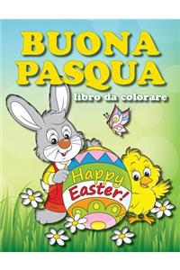 Buona Pasqua libro da colorare