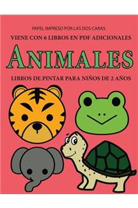 Libros de pintar para niños de 2 años (Animales)