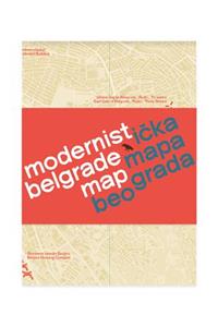 Modernist Belgrade Map