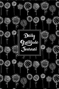 Gratitude Journal Scribbly Flowers Pattern 2