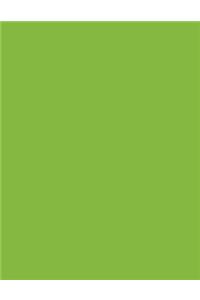 Lime Green 101 - Narrow Lined with Margins Notebook