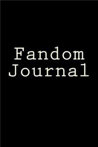 Fandom Journal