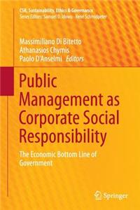 Public Management as Corporate Social Responsibility