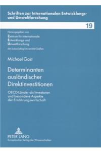 Determinanten Auslaendischer Direktinvestitionen