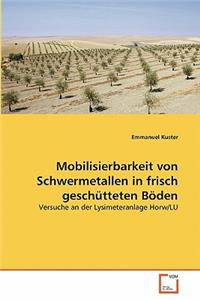 Mobilisierbarkeit von Schwermetallen in frisch geschütteten Böden