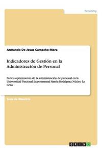 Indicadores de Gestión en la Administración de Personal