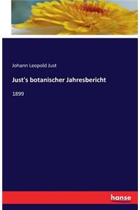 Just's botanischer Jahresbericht