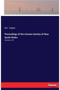 Proceedings of the Linnean Society of New South Wales