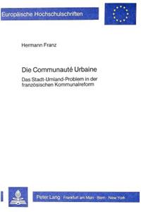 Die Communauté Urbaine