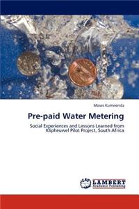 Pre-paid Water Metering