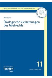 Okologische Zielsetzung Des Mietrechts