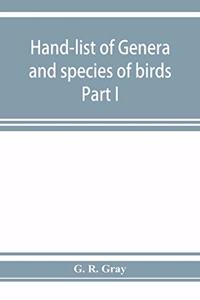 Hand-list of genera and species of birds