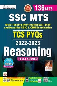 SSC MTS TCS PYQs Reasoning 2022 & 2023 Solved Papers 136 Sets (English Medium)(4387)