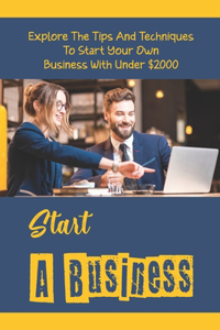 Start A Business