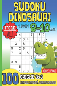 SUDOKU DINOSAURI per Bambini 8-10 Anni