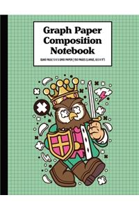 Graph Paper Composition Notebook Quad Rule 5x5 Grid Paper - 150 Sheets (Large, 8.5 x 11