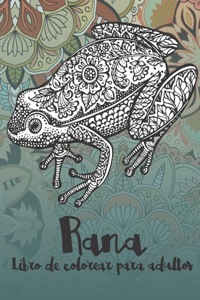 Rana - Libro de colorear para adultos