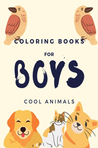 Coloring Books For Boys Cool Animals