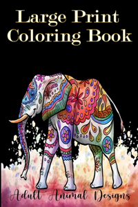 Large Print Coloring Book