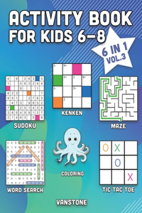 Activity Book for Kids 6-8