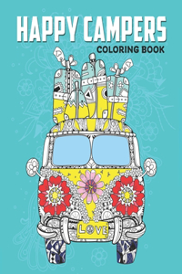 Happy camper coloring book
