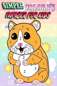 Simple Color By Number For Kids