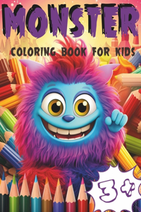 Monsters coloring book for kids