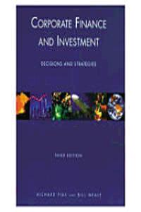 Corporate Finance And Investment