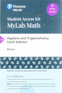 Georgia Mylab Math Access Code (Up to 18-Weeks) for Digital Success Algebra and Trigonometry