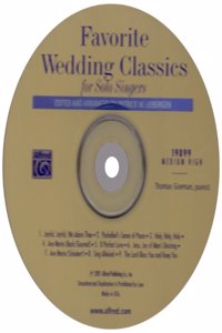 Favorite Wedding Classics for Solo Singers