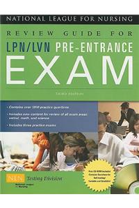 Review Guide for Lpn/LVN Pre-Entrance Exam
