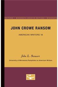 John Crowe Ransom - American Writers 18