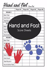 Hand and Foot Score Sheets