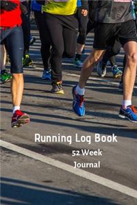 Running Log Book 52 Week Journal